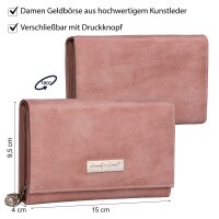 JENNIFER JONES  Damen Geldbörse Portemonnaie Rose