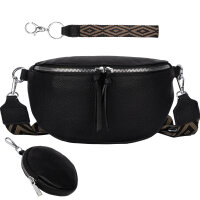Bauchtasche  Umhängetasche Crossbody-Bag Hüfttasche Kunstleder Italy-Design