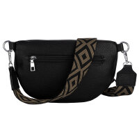 Bauchtasche  Umhängetasche Crossbody-Bag Hüfttasche Kunstleder Italy-Design
