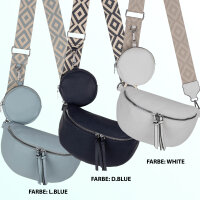 Bauchtasche  Umhängetasche Crossbody-Bag Hüfttasche Kunstleder Italy-Design