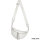 Bauchtasche XL Umhängetasche Crossbody-Bag Hüfttasche Kunstleder Italy-Design