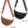 Bauchtasche XL Umhängetasche Crossbody-Bag Hüfttasche Kunstleder Italy-Design