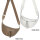 Bauchtasche XL Umhängetasche Crossbody-Bag Hüfttasche Kunstleder Italy-Design