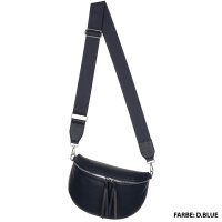 Bauchtasche Umhängetasche Crossbody-Bag Hüfttasche Kunstleder Italy-Design