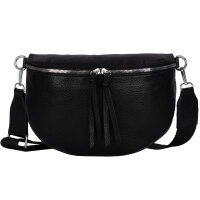 Bauchtasche Umhängetasche Crossbody-Bag Hüfttasche Kunstleder Italy-Design