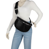 Bauchtasche Umhängetasche Crossbody-Bag Hüfttasche Kunstleder Italy-Design