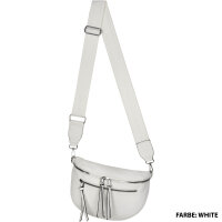 Bauchtasche  Umhängetasche Crossbody-Bag Hüfttasche Kunstleder Italy-Design