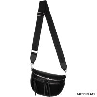 Bauchtasche  Umhängetasche Crossbody-Bag Hüfttasche Kunstleder Italy-Design