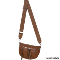 Bauchtasche  Umhängetasche Crossbody-Bag Hüfttasche Kunstleder Italy-Design