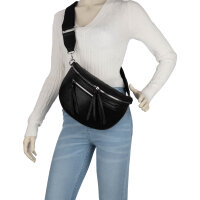 Bauchtasche  Umhängetasche Crossbody-Bag Hüfttasche Kunstleder Italy-Design