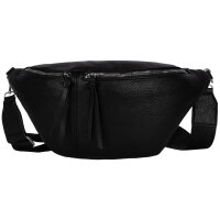 Bauchtasche XL Umhängetasche Crossbody-Bag Hüfttasche Kunstleder Italy-Design
