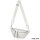 Bauchtasche XL Umhängetasche Crossbody-Bag Hüfttasche Kunstleder Italy-Design