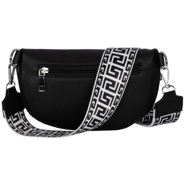 Bauchtasche Umhängetasche Crossbody-Bag Hüfttasche Kunstleder Italy-Design