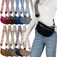 Bauchtasche Umhängetasche Crossbody-Bag Hüfttasche Kunstleder Italy-Design