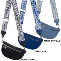 Bauchtasche Umhängetasche Crossbody-Bag Hüfttasche Kunstleder Italy-Design