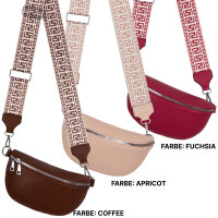 Bauchtasche Umhängetasche Crossbody-Bag Hüfttasche Kunstleder Italy-Design
