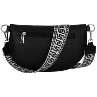 Bauchtasche Umhängetasche Crossbody-Bag Hüfttasche Kunstleder Italy-Design