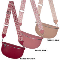 Bauchtasche Umhängetasche Crossbody-Bag Hüfttasche Kunstleder Italy-Design