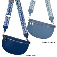 Bauchtasche Umhängetasche Crossbody-Bag Hüfttasche Kunstleder Italy-Design