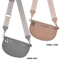 Bauchtasche Umhängetasche Crossbody-Bag Hüfttasche Kunstleder Italy-Design