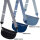 Bauchtasche Umhängetasche Crossbody-Bag Hüfttasche Kunstleder Italy-Design