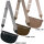 Bauchtasche Umhängetasche Crossbody-Bag Hüfttasche Kunstleder Italy-Design
