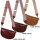 Bauchtasche Umhängetasche Crossbody-Bag Hüfttasche Kunstleder Italy-Design