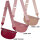 Bauchtasche Umhängetasche Crossbody-Bag Hüfttasche Kunstleder Italy-Design