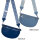 Bauchtasche Umhängetasche Crossbody-Bag Hüfttasche Kunstleder Italy-Design