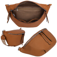 Bauchtasche  Umhängetasche Crossbody-Bag Hüfttasche Kunstleder Italy-Design