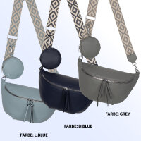 Bauchtasche  Umhängetasche Crossbody-Bag Hüfttasche Kunstleder Italy-Design