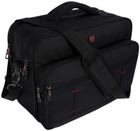 Arbeitstasche Umhängetasche Messenger Flugbegleiter  Herrentasche  XXL Schwarz