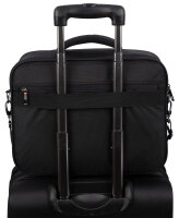 Arbeitstasche Umhängetasche Messenger Flugbegleiter  Herrentasche  XXL Schwarz