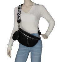 Bauchtasche  Umhängetasche Crossbody-Bag Hüfttasche Kunstleder Italy-Design