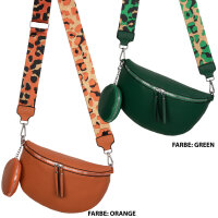 Bauchtasche  Umhängetasche Crossbody-Bag Hüfttasche Kunstleder Italy-Design