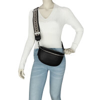 Bauchtasche Umhängetasche Crossbody-Bag Hüfttasche Kunstleder Italy-Design