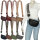 Bauchtasche Umhängetasche Crossbody-Bag Hüfttasche Kunstleder Italy-Design