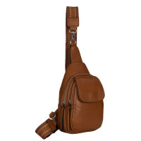 Brusttasche Umhängetasche Schultertasche Cross Body Bag Kunstleder Italy-Design