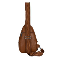 Brusttasche Umhängetasche Schultertasche Cross Body Bag Kunstleder Italy-Design