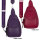 Brusttasche Umhängetasche Schultertasche Cross Body Bag Kunstleder Italy-Design