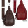 Brusttasche Umhängetasche Schultertasche Cross Body Bag Kunstleder Italy-Design