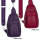 Brusttasche Umhängetasche Schultertasche Cross Body Bag Kunstleder Italy-Design