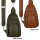 Brusttasche Umhängetasche Schultertasche Cross Body Bag Kunstleder Italy-Design