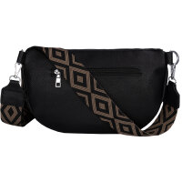 Bauchtasche  Umhängetasche Crossbody-Bag Hüfttasche Kunstleder Italy-Design