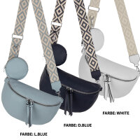 Bauchtasche  Umhängetasche Crossbody-Bag Hüfttasche Kunstleder Italy-Design