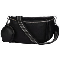 Bauchtasche  Umhängetasche Crossbody-Bag Hüfttasche Kunstleder Italy-Design