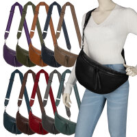 Bauchtasche  Umhängetasche Crossbody-Bag Hüfttasche Kunstleder Italy-Design
