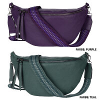 Bauchtasche  Umhängetasche Crossbody-Bag Hüfttasche Kunstleder Italy-Design