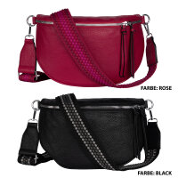 Bauchtasche  Umhängetasche Crossbody-Bag Hüfttasche Kunstleder Italy-Design