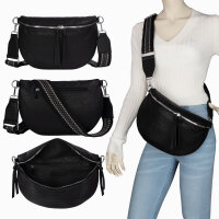 Bauchtasche  Umhängetasche Crossbody-Bag Hüfttasche Kunstleder Italy-Design